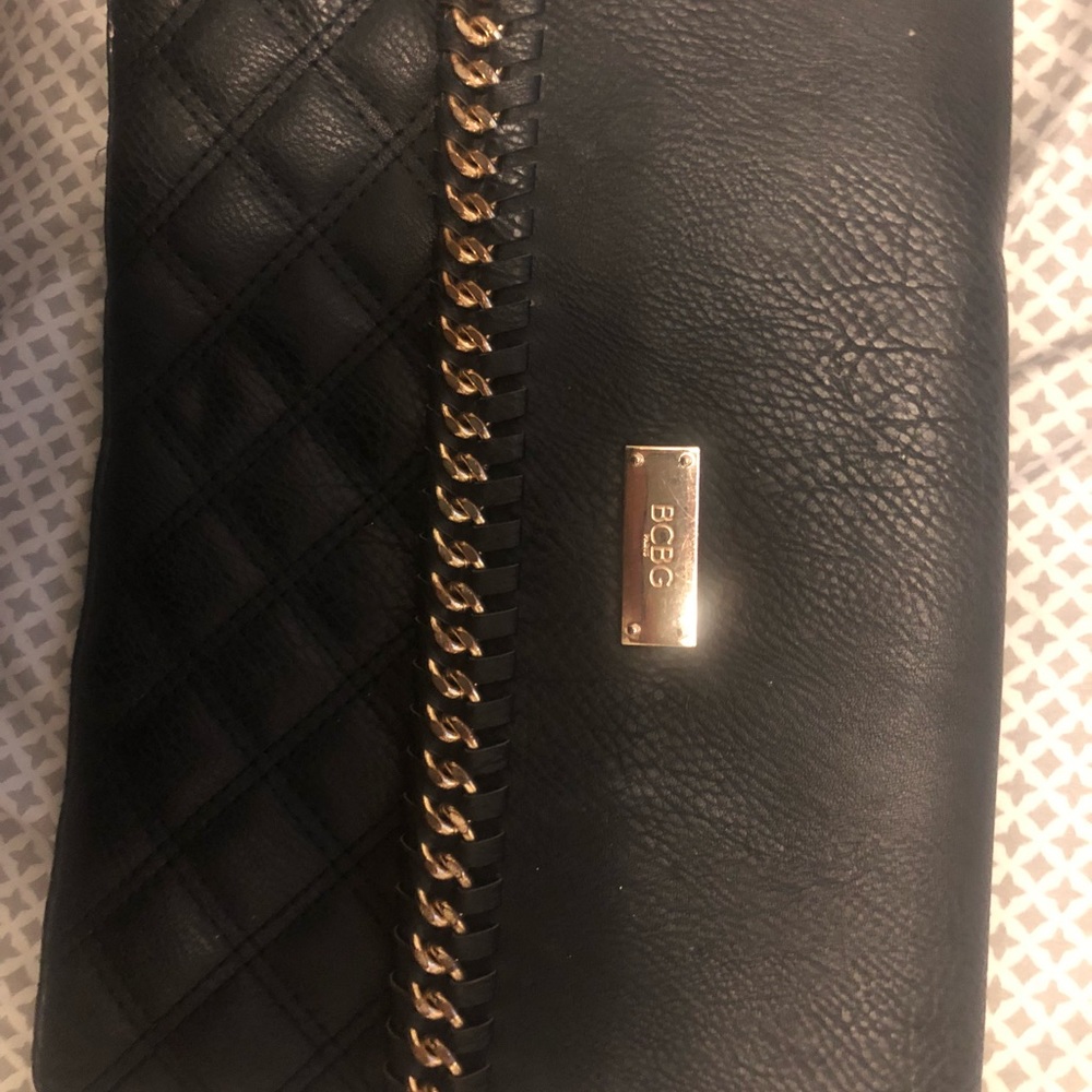 Bcbg chain clutch bag